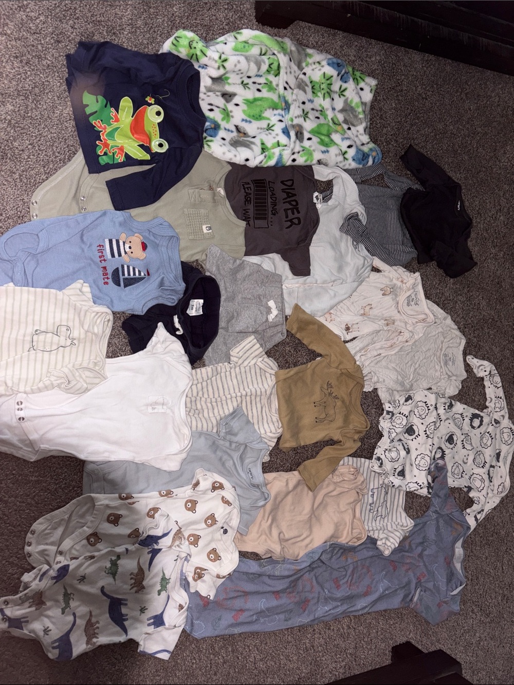 Baby Boy 3 Months Bundle Mixed Colors